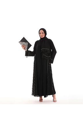 شال مشکی زنانه کرپ AGH Değerli Hediyeler - کد 887878229