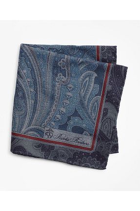 دستمال جیبی سرمه ای مردانه BROOKS BROTHERS - کد 37795939