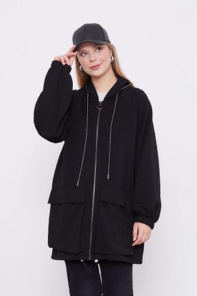 کلاه و ابایا مشکی زنانه بافتنی Levidor - کد 887631323