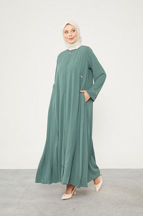 کلاه و ابایا سبز زنانه پنبه ای Levidor - کد 887630213