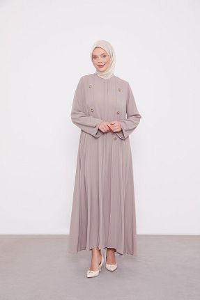 کلاه و ابایا قهوه ای زنانه پنبه ای Levidor - کد 887630343