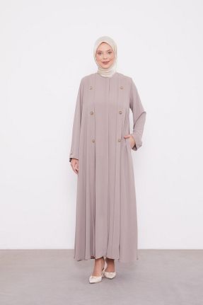 کلاه و ابایا قهوه ای زنانه پنبه ای Levidor - کد 887630343