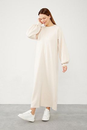 لباس حجاب بژ زنانه 3/4 Boy Levidor - کد 887635953