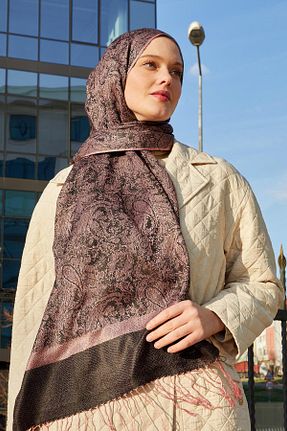 شال صورتی زنانه پلی استر Levidor - کد 887643244