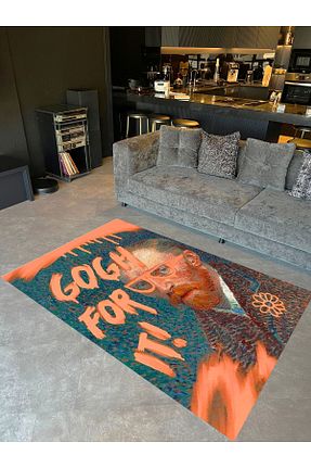 فرش رنگی قابل شستشو Rugs Modern Halı - کد 887687446