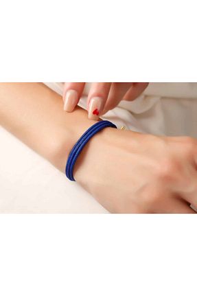 دستبند جواهر رنگی زنانه چرم Herşey Nota - کد 888125548
