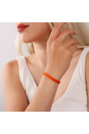 دستبند جواهر رنگی زنانه چرم Herşey Nota - کد 887698706