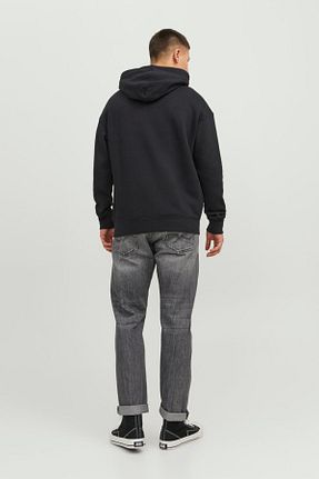 سوئیشرت مشکی مردانه ساده Jack & Jones - کد 887698302