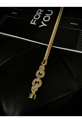 کمربند طلائی زنانه زنجیر Fiori - کد 887712574