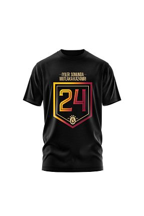 تیشرت مشکی مردانه رگولار Galatasaray - کد 834350159