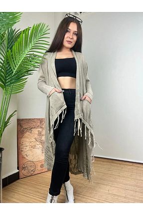 تونیک بژ زنانه بافت Schstekstil - کد 887732460