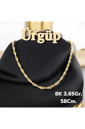 گردنبند طلا طلائی زنانه 8 عیار ÜRGÜP TAKI - کد 887766613
