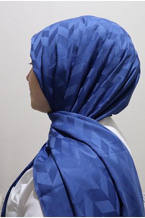 شال آبی زنانه پنبه ای Eyfel - کد 846416559