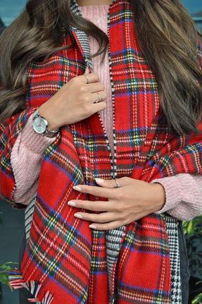 شال رنگی زنانه اکریلیک Sacce Scarves&Accessories - کد 62221512