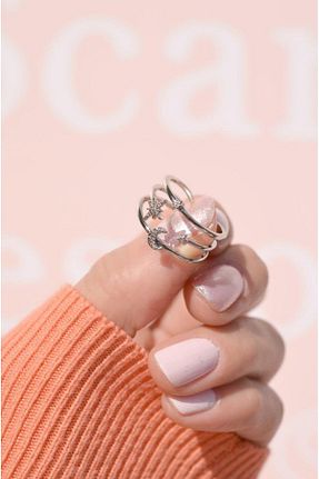 انگشتر جواهر رنگی زنانه زیرکن Sacce Scarves&Accessories - کد 276903321
