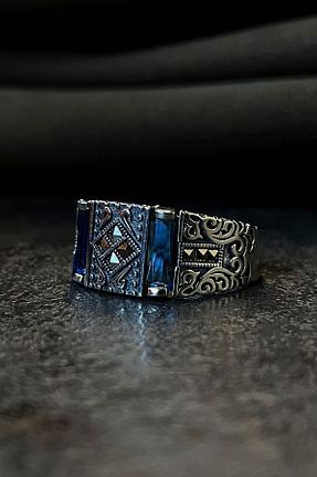 انگشتر نقره مردانه زیرکن goldberia - کد 816495820