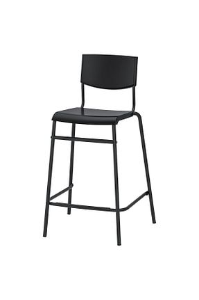 صندلی ناهار خوری مشکی فلزی IKEA - کد 792950036