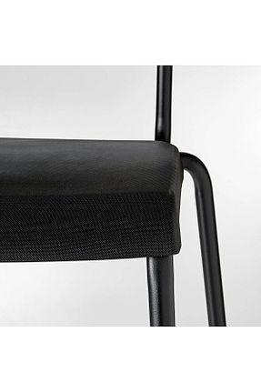 صندلی ناهار خوری مشکی فلزی IKEA - کد 792950036