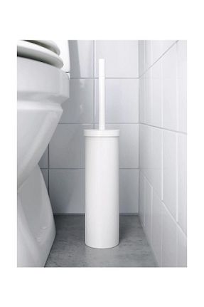 فرچه توالت سفید استیل (فولاد) IKEA - کد 88220277