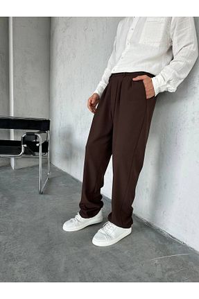 شلوار قهوه ای مردانه پنبه ای Denim Shorty - کد 888004524