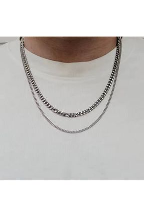 گردنبند استیل ( فولاد ) مردانه استیل (فولاد) derokas - کد 888019418
