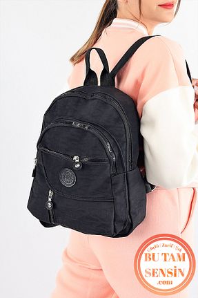 کوله پشتی مشکی زنانه سایز متوسط Bu Tam Sensin - کد 857526140