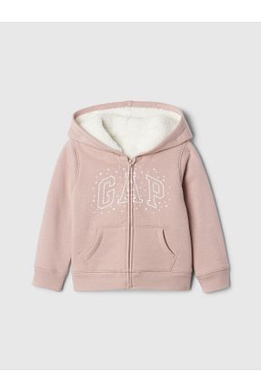 سوئیشرت صورتی بچه گانه چاپی GAP - کد 853895802