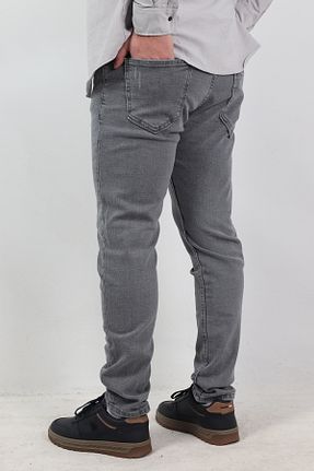 شلوار جین طوسی مردانه رگولار Ofzensport - کد 885769988
