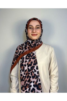 شال نارنجی زنانه پلی استر Azrina - کد 888100831