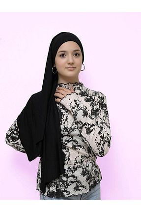شال بژ زنانه ویسکون KK Foulard & Scarf - کد 888109706
