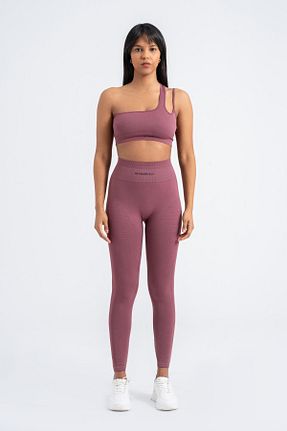 ساق شلواری اسپرت صورتی زنانه بلند gymxprofit - کد 888504783