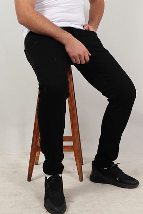 شلوار جین مشکی مردانه رگولار Ofzensport - کد 885762372