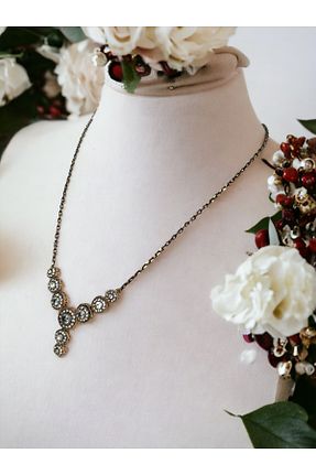 گردنبند جواهر سفید زنانه فلزی FAYRA ACCESSORIES - کد 817922890