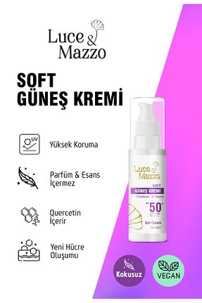 کرم ضد آفتاب صورت SPF 50 + Luce & Mazzo - کد 888591419