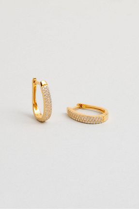 گوشواره نقره زرد زنانه 925 عیار So Chic - کد 888122501