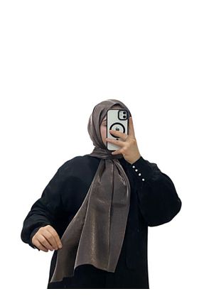 شال قهوه ای زنانه پنبه پلی استر Emproyal - کد 888137561