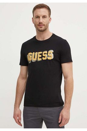 تیشرت مشکی مردانه رگولار Guess - کد 849036481