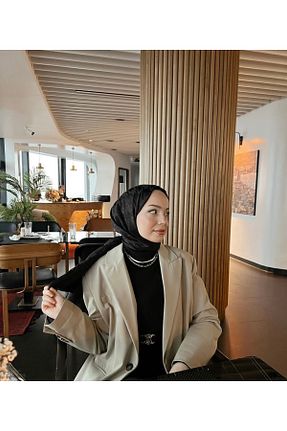 شال مشکی زنانه پلی استر ARMANDA - کد 888125684