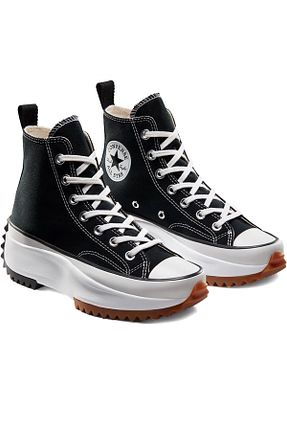 کفش اسنیکر مشکی زنانه بند دار Converse - کد 888126238