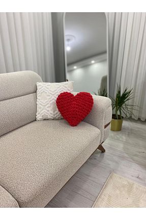 بالش قرمز مخملی Home - کد 887254571