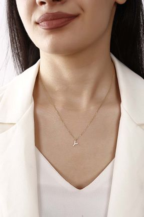 گردنبند نقره زرد زنانه 925 عیار lifestyle silver - کد 888594777