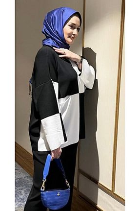 تونیک حجاب مشکی زنانه پلی استر HAFSACA - کد 888595287