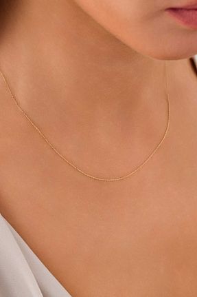گردنبند طلا زرد زنانه 14 عیار ZEYNEPLİ GOLD - کد 888148287