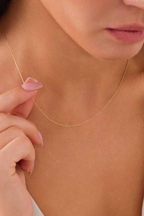 گردنبند طلا زرد زنانه 14 عیار ZEYNEPLİ GOLD - کد 888148287