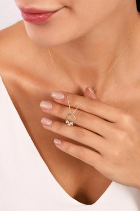 گردنبند طلا زرد زنانه 14 عیار Bayar Gold - کد 639506917
