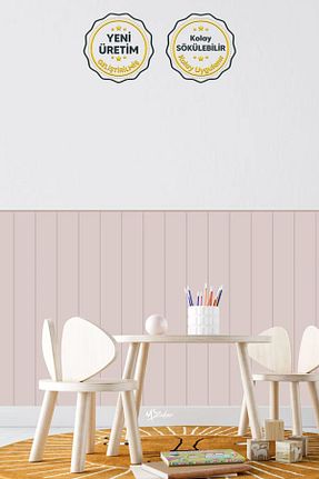 استیکر دیوار صورتی 1 پارچه MSticker - کد 820935314
