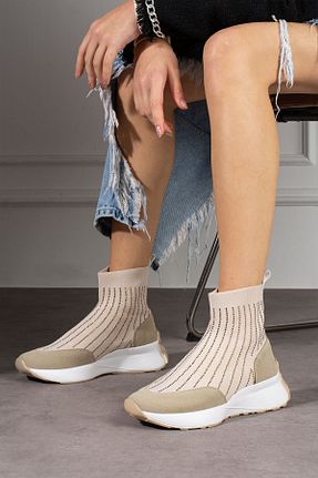 کفش اسنیکر زنانه بدون بند YAKUPLAR - کد 883654512