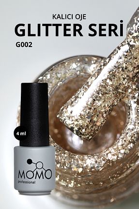 لاک ناخن دائمی طلائی MOMO professional - کد 176243336