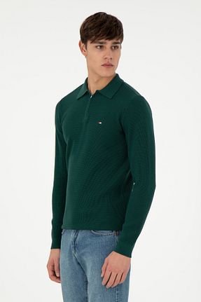 پلیور سبز مردانه ساده U.S. Polo Assn. - کد 888169534