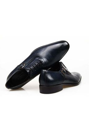 کفش کلاسیک سرمه ای مردانه پاشنه کوتاه (1 - 4 سانتی متر) Butik - کد 888173330